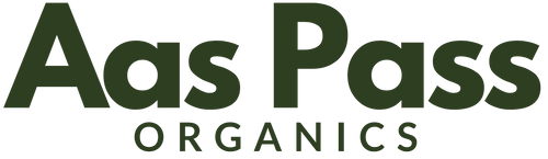 Aas Pass Organics logo on a white background