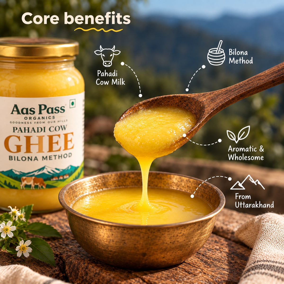 Pahadi Cow Bilona Ghee