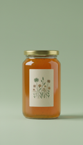 Wildflower Honey Glass Jar